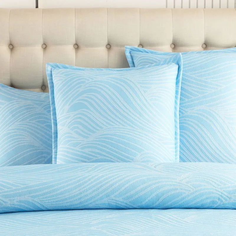 Renee Taylor Oscillate Sky European Pillowcase