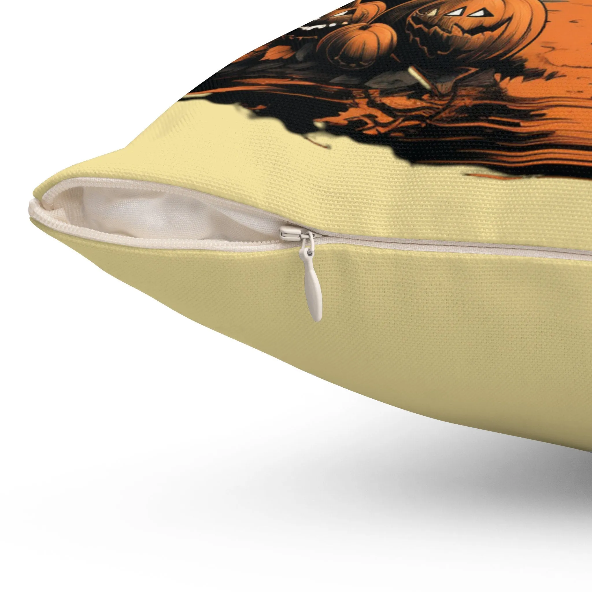 Reversible Halloween and Customizable Fall Throw Pillow - Personalize Your Autumn Decor!