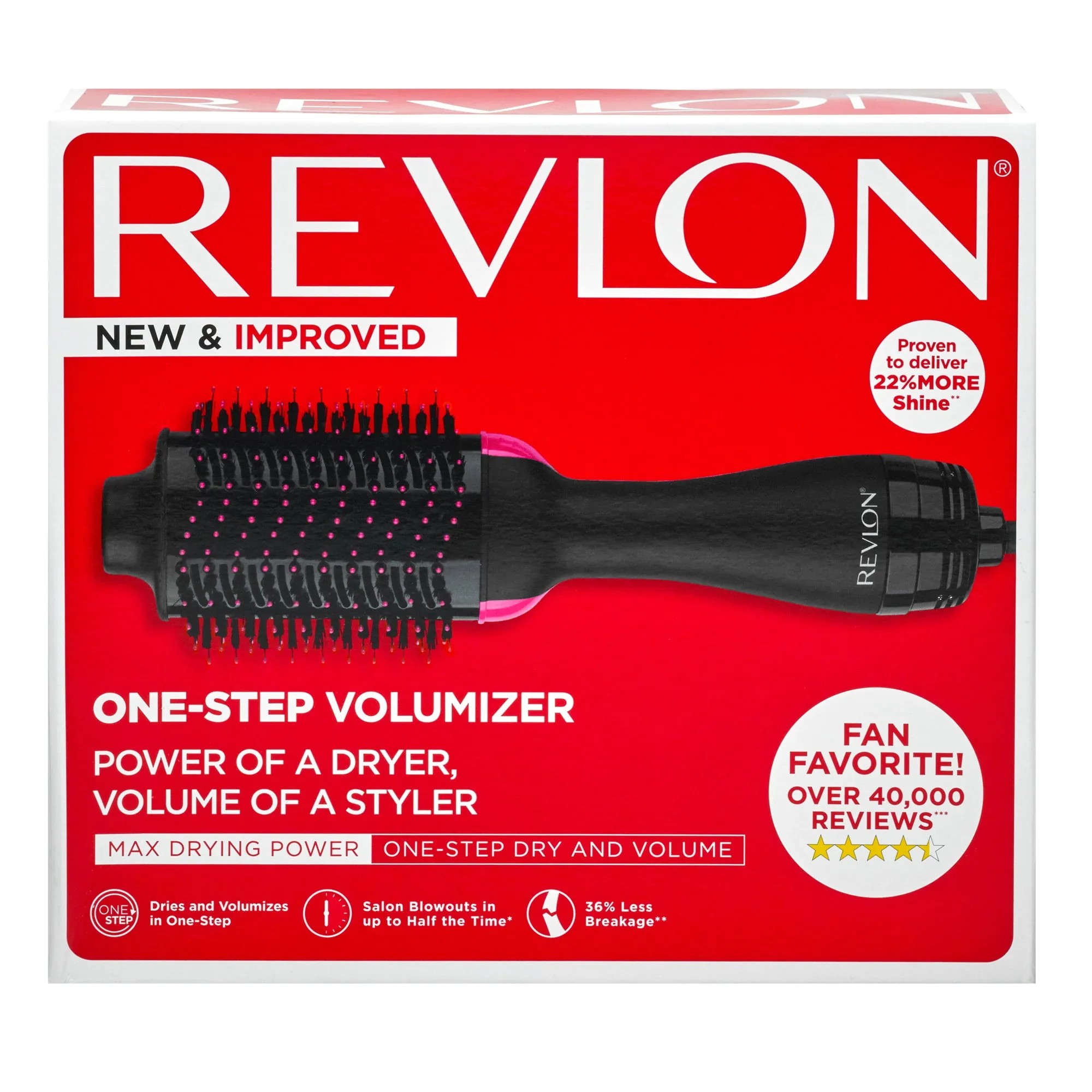 Revlon One-Step Hair Dryer & Volumizer Hot Air Brush