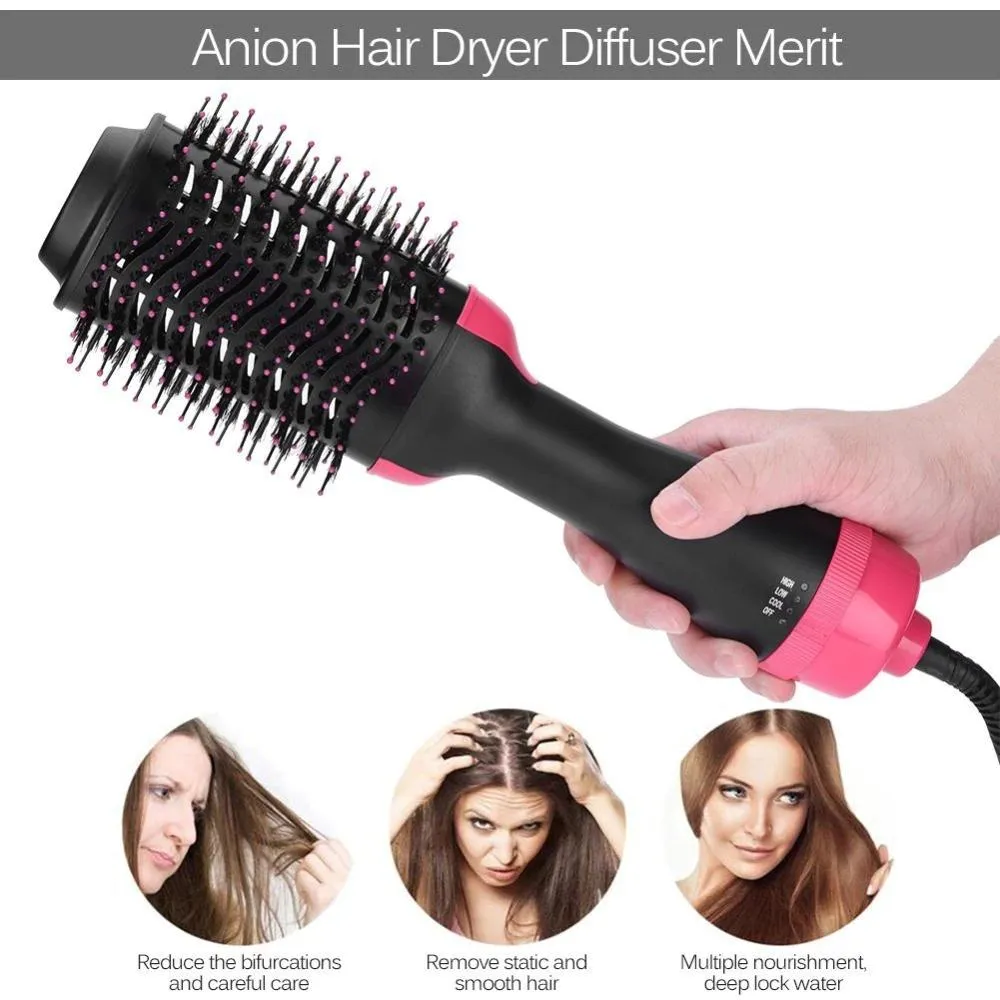 Round Brush, Nano Thermal Ceramic and Ionic Tech Hair Brush