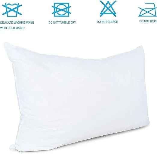 SAFARI Standard Bed Pillow (Size: 45x70 cm, Set Of 2, White)