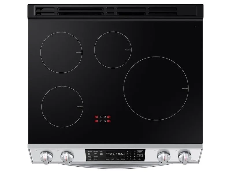 Samsung Bespoke 6.3 cu. ft. Smart Rapid Heat Induction Slide-in Range with Air Fry