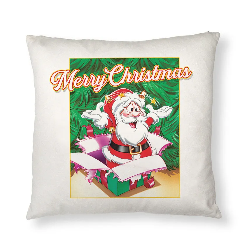 Santa in the Box Pillow case