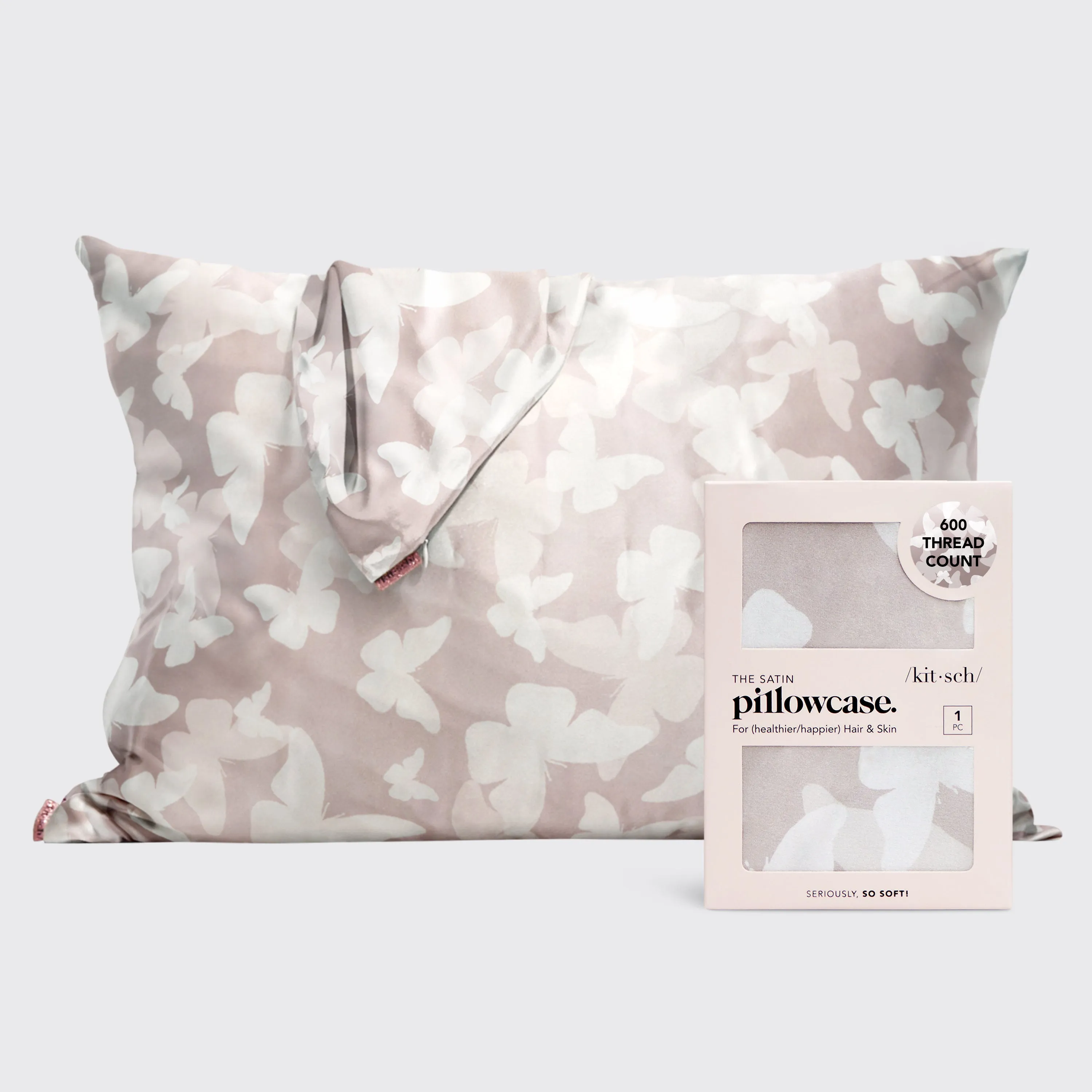 Satin Pillowcase - Butterfly