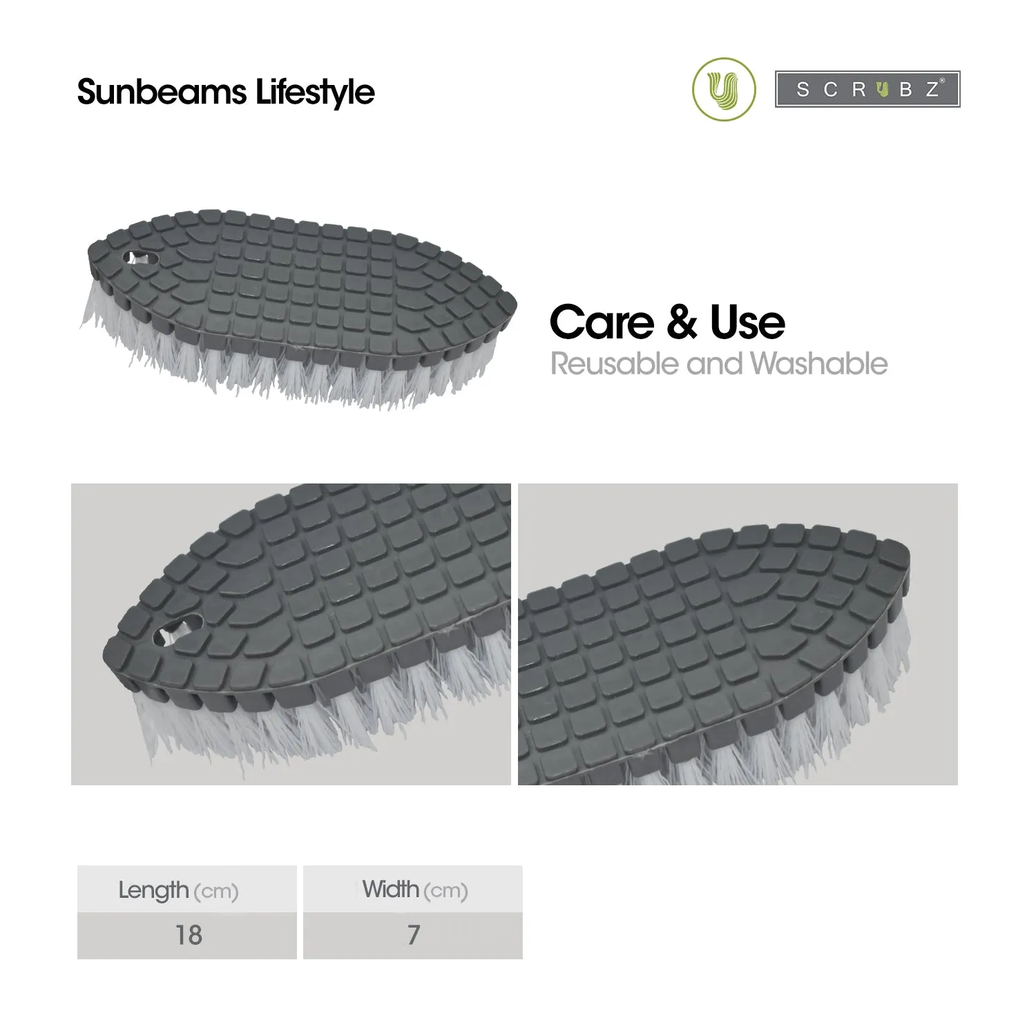 SCRUBZ Premium Flexible Brush