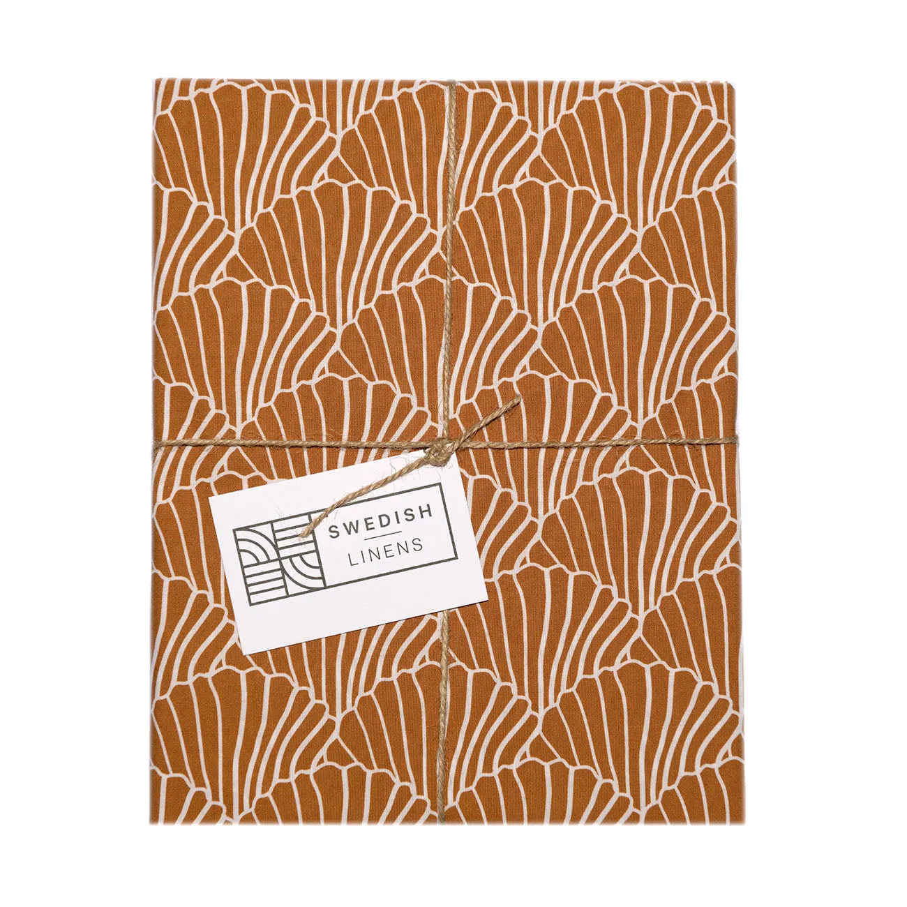 SEASHELLS | Cinnamon brown | Pillowcase | 80x80cm / 31.5x31.5"