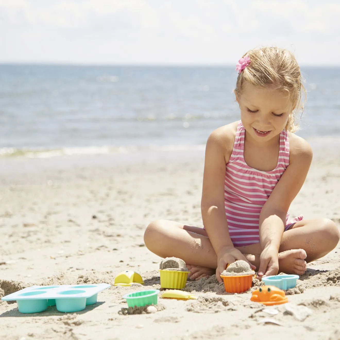 Seaside Sidekicks Sand Cupcake Set