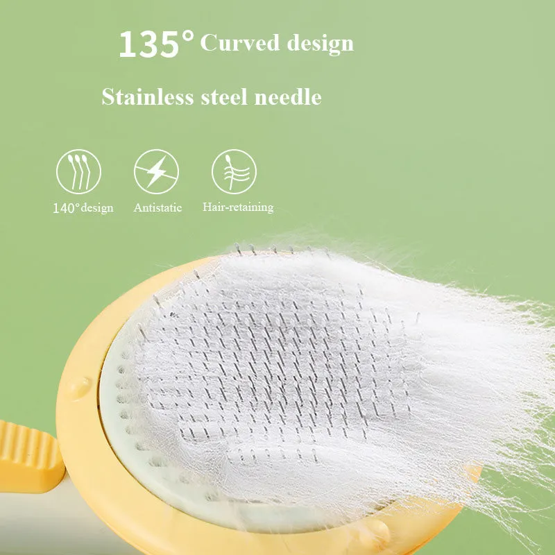 Self-Cleaning Cat Wire Comb Brush