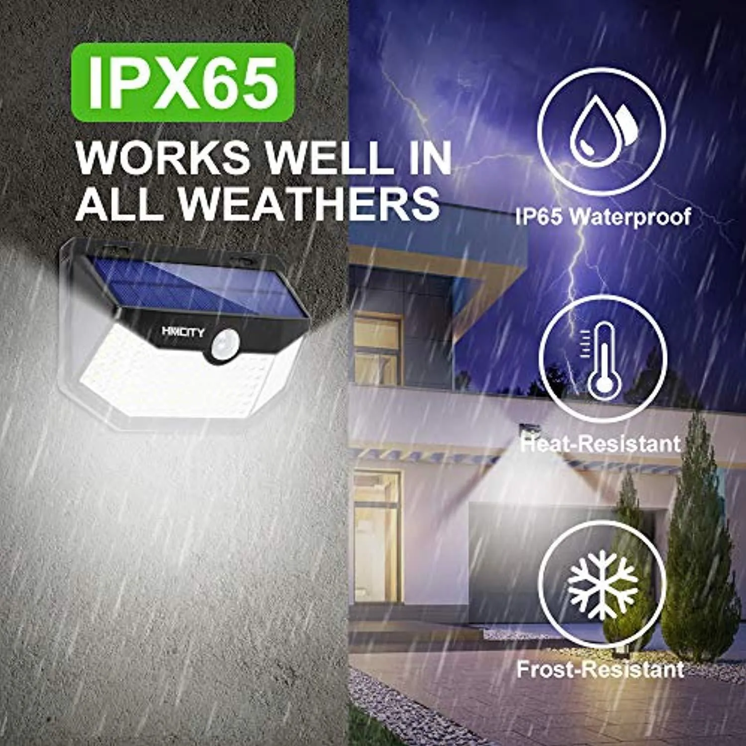 Sensor LED Outdoor Solar Lights Outdoor 120 LED with Lights Reflector Solar Motion Sensor Security Lights  IP65 Waterproof Solar Powered Wireless Wall Lights for Garden Patio Yard Deck Garage Fence Pool(2 Pack)