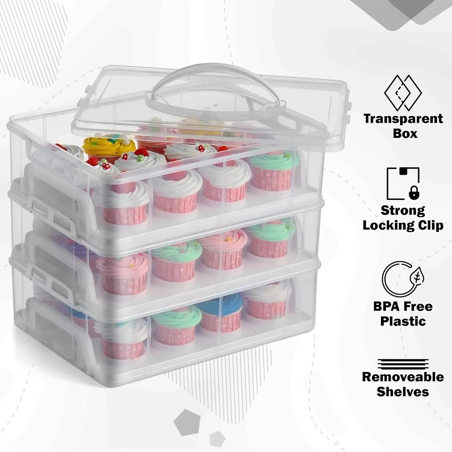 SG Traders™  Cake Carrier Box