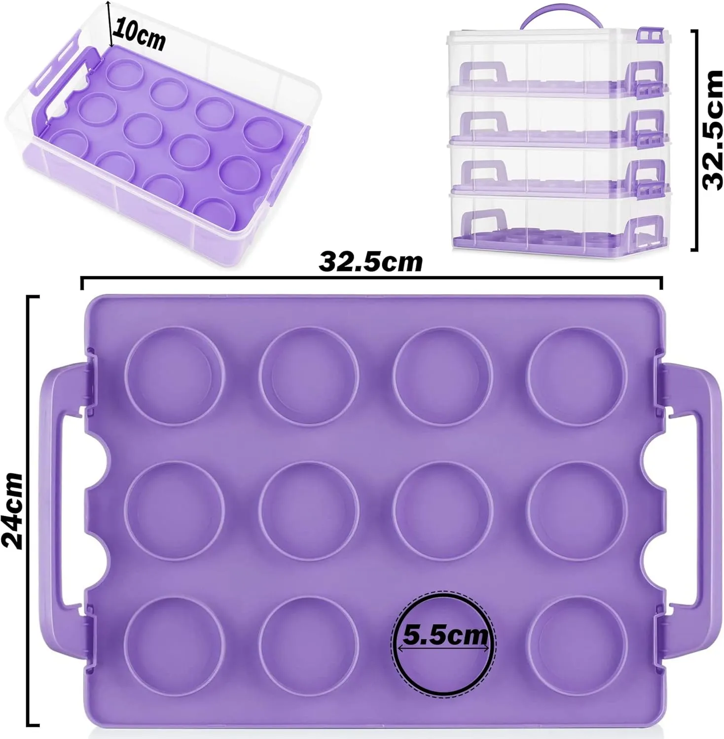 SG Traders™  Cake Carrier Box