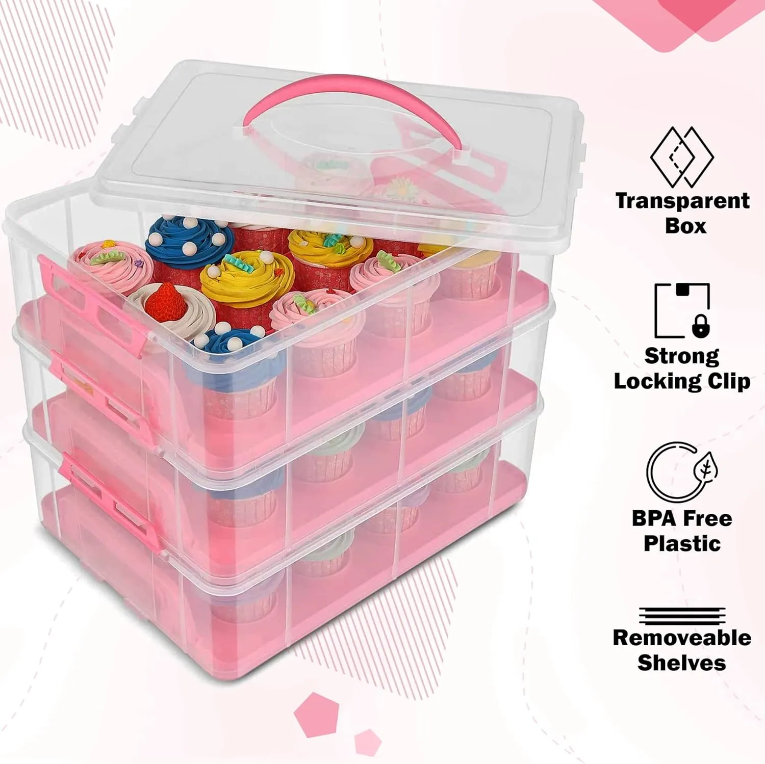 SG Traders™  Cake Carrier Box