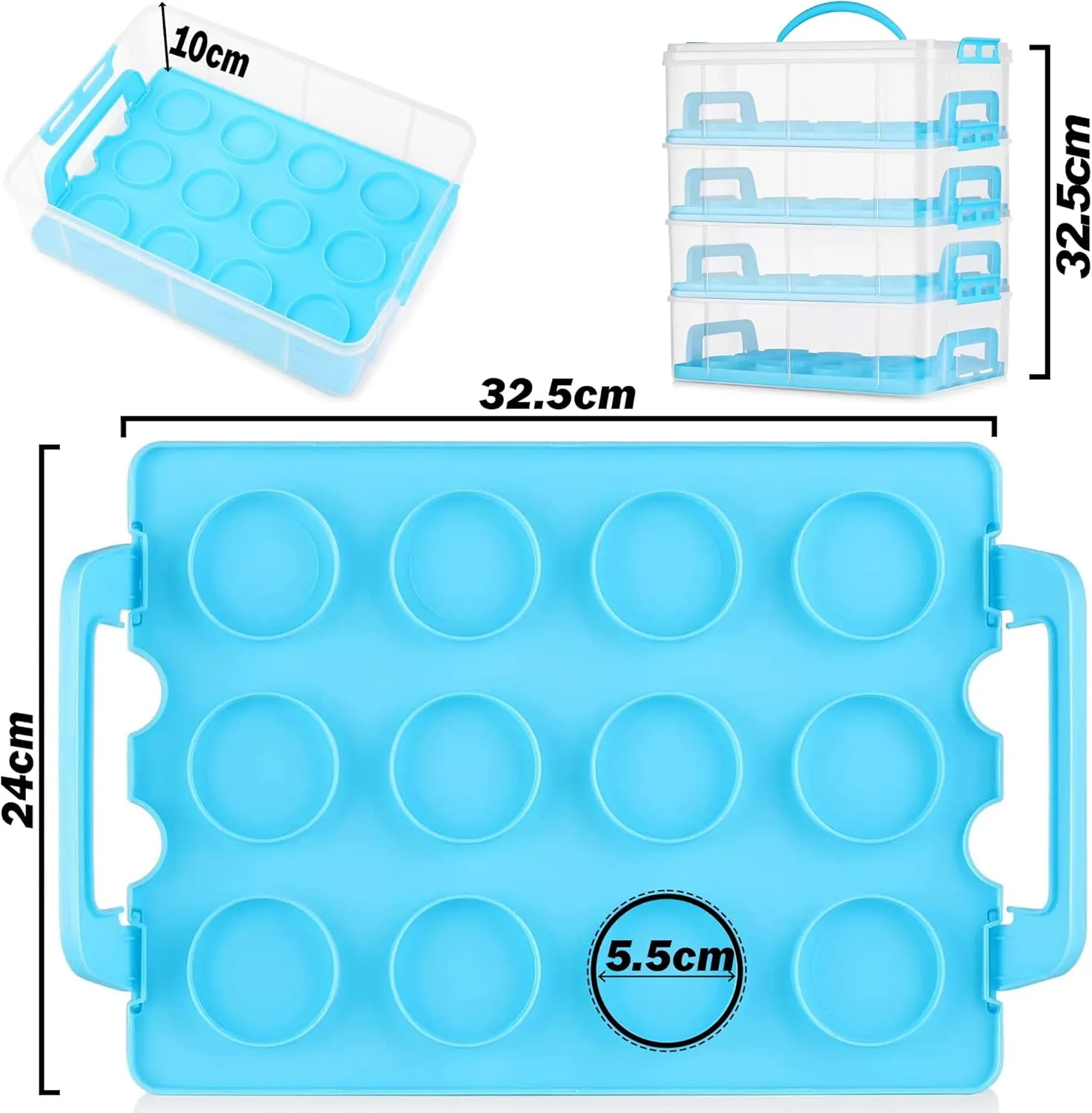 SG Traders™  Cake Carrier Box