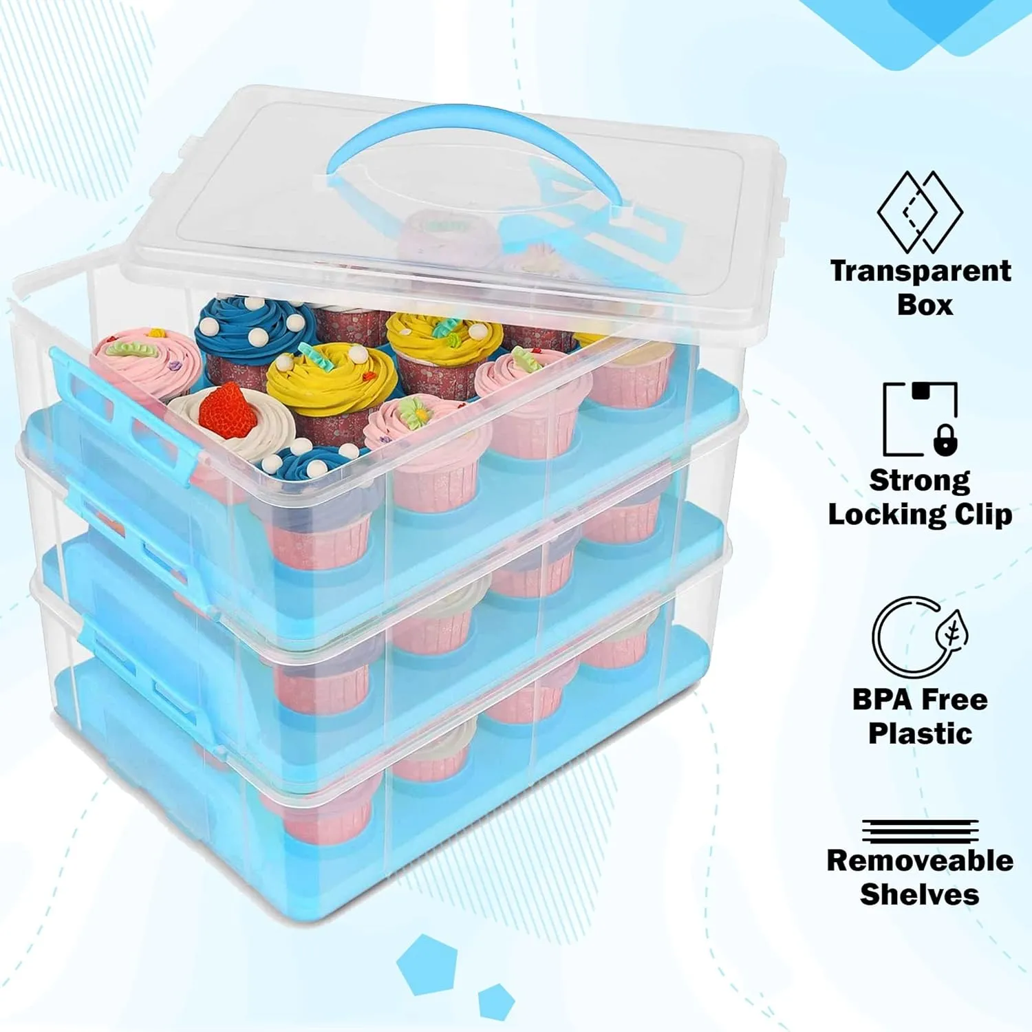 SG Traders™  Cake Carrier Box