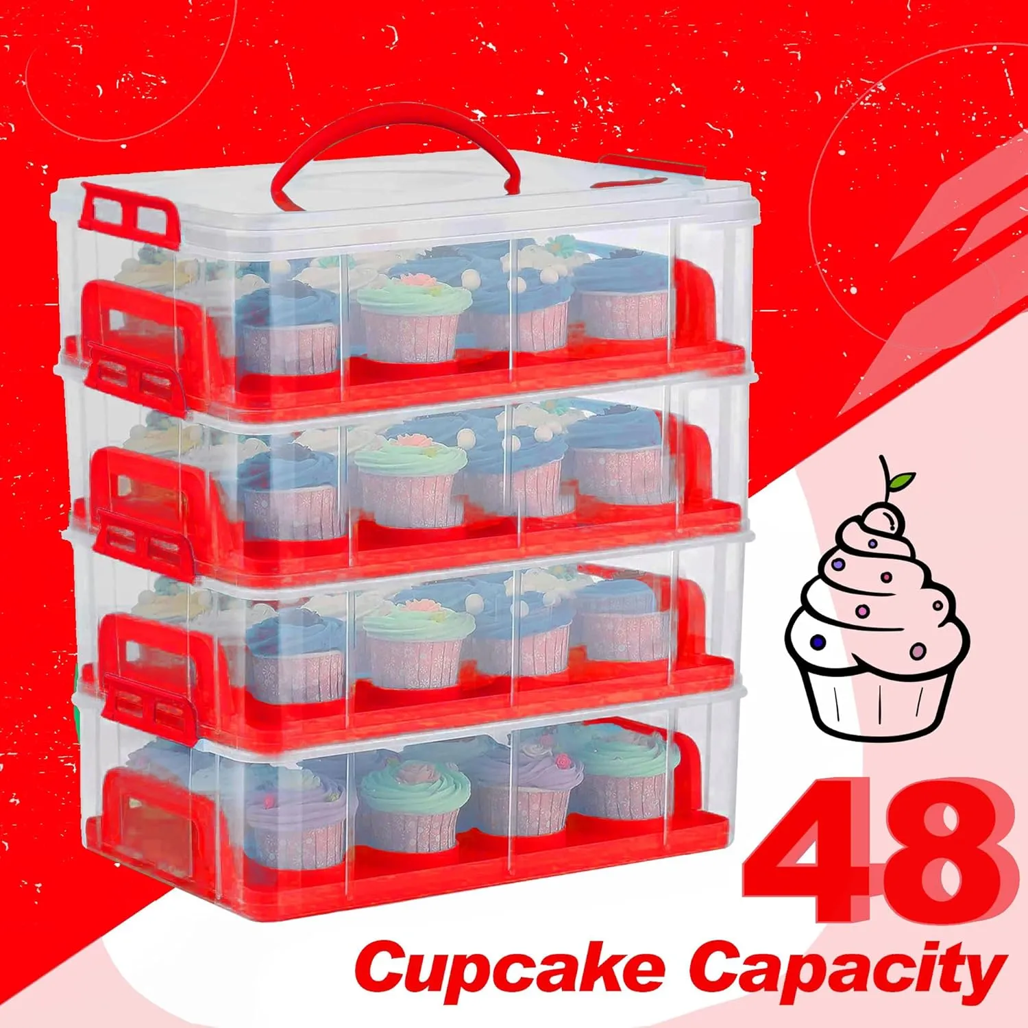 SG Traders™  Cake Carrier Box