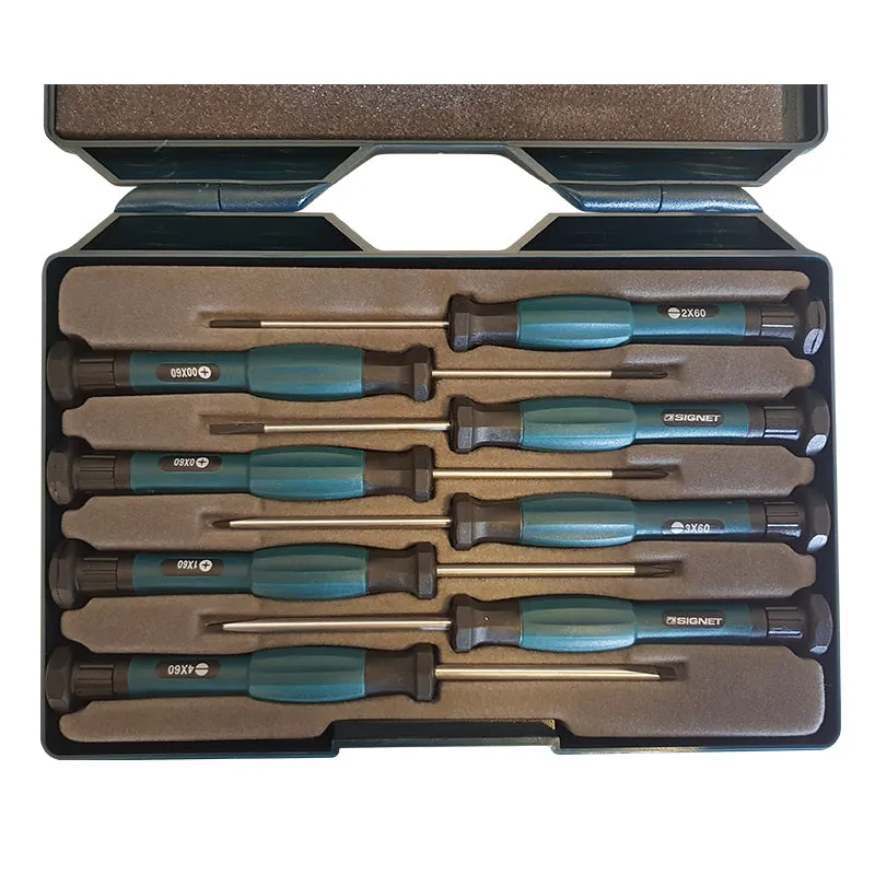 Signet Micro Tip Screwdriver 8 Piece Set S52282