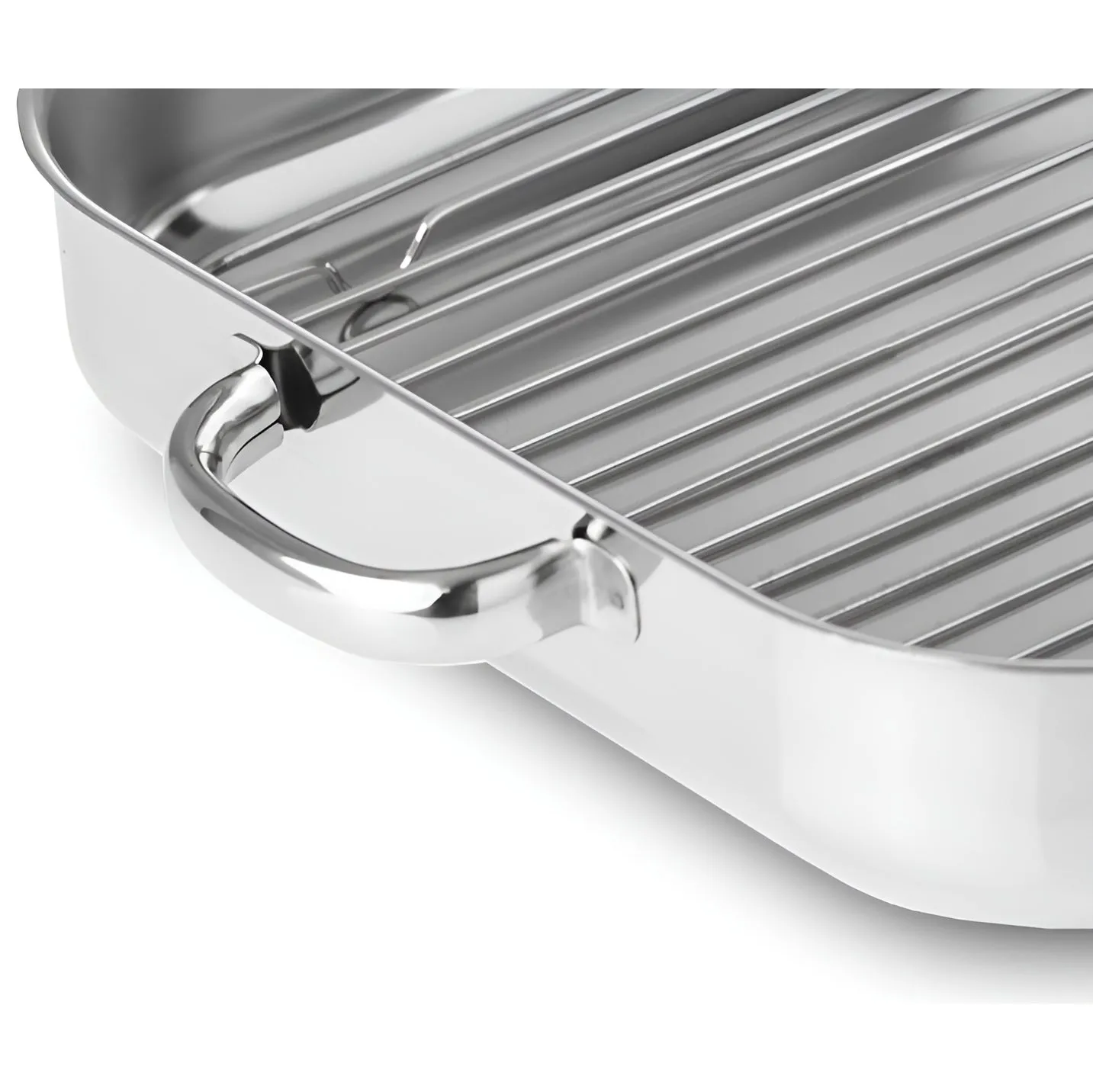 Silampos Europa Stainless Steel Roasting/Baking Tray with Griddle