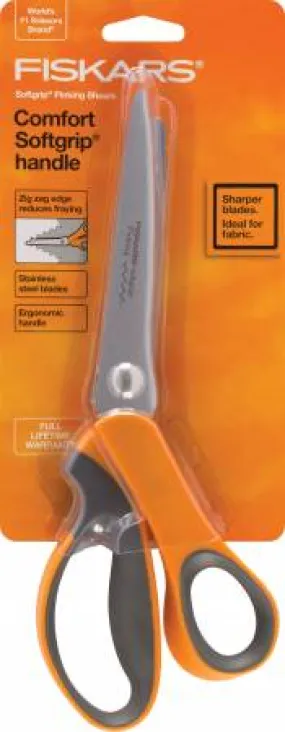 Softgrip Pinking Scissor 8in