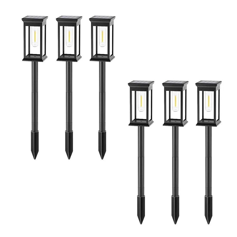 Solar Outdoor Garden Light Waterproof Solar Pathway Light Tungsten Landscape Warm White Night Light for Lawn Patio Pathway Decor