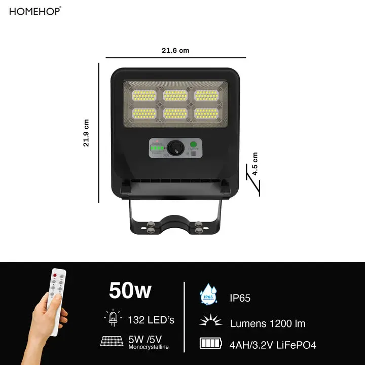 Solar Street LIght With Waterproof Motion Sensor, Automatic for Outdoor 50W