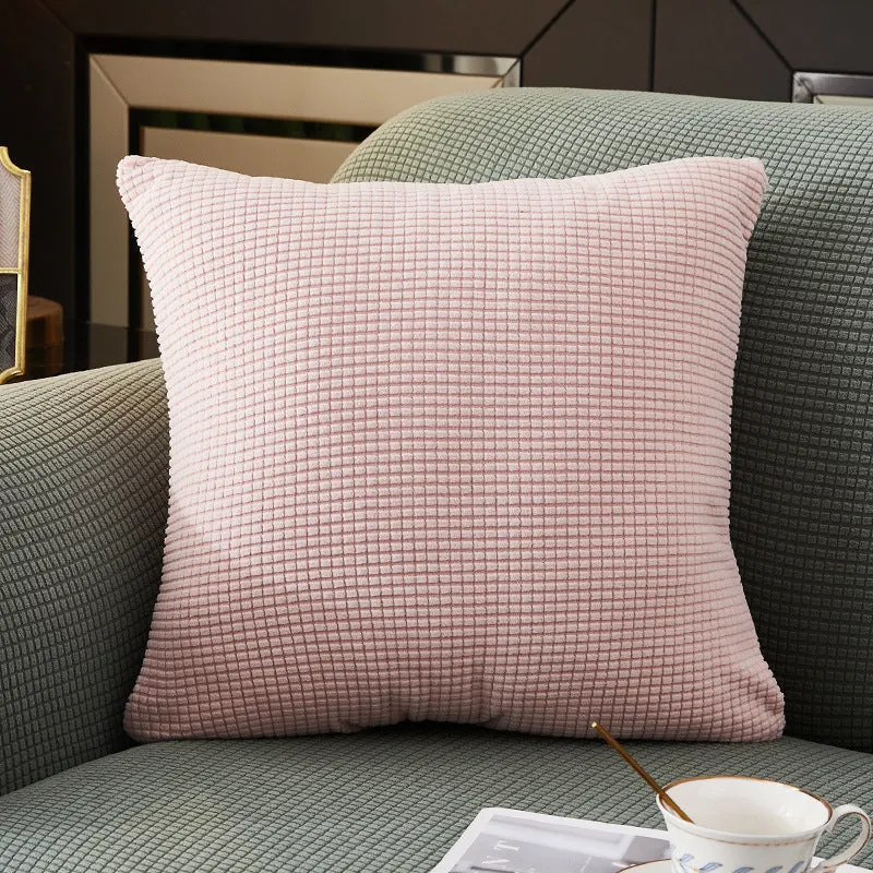 Solid Color Velvet/Jacquard Pillow Covers