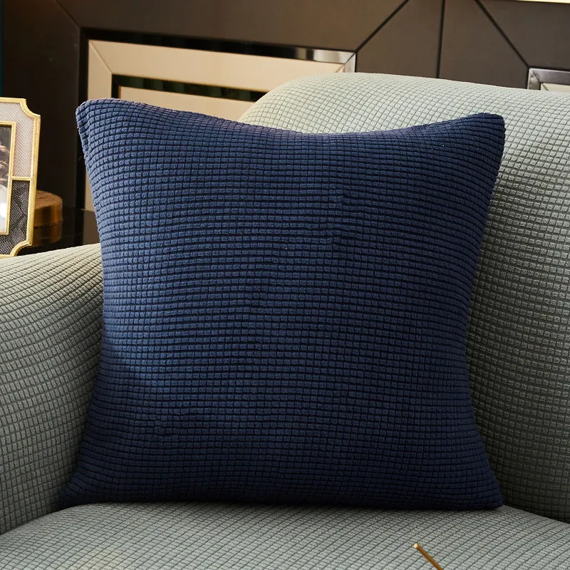 Solid Color Velvet/Jacquard Pillow Covers