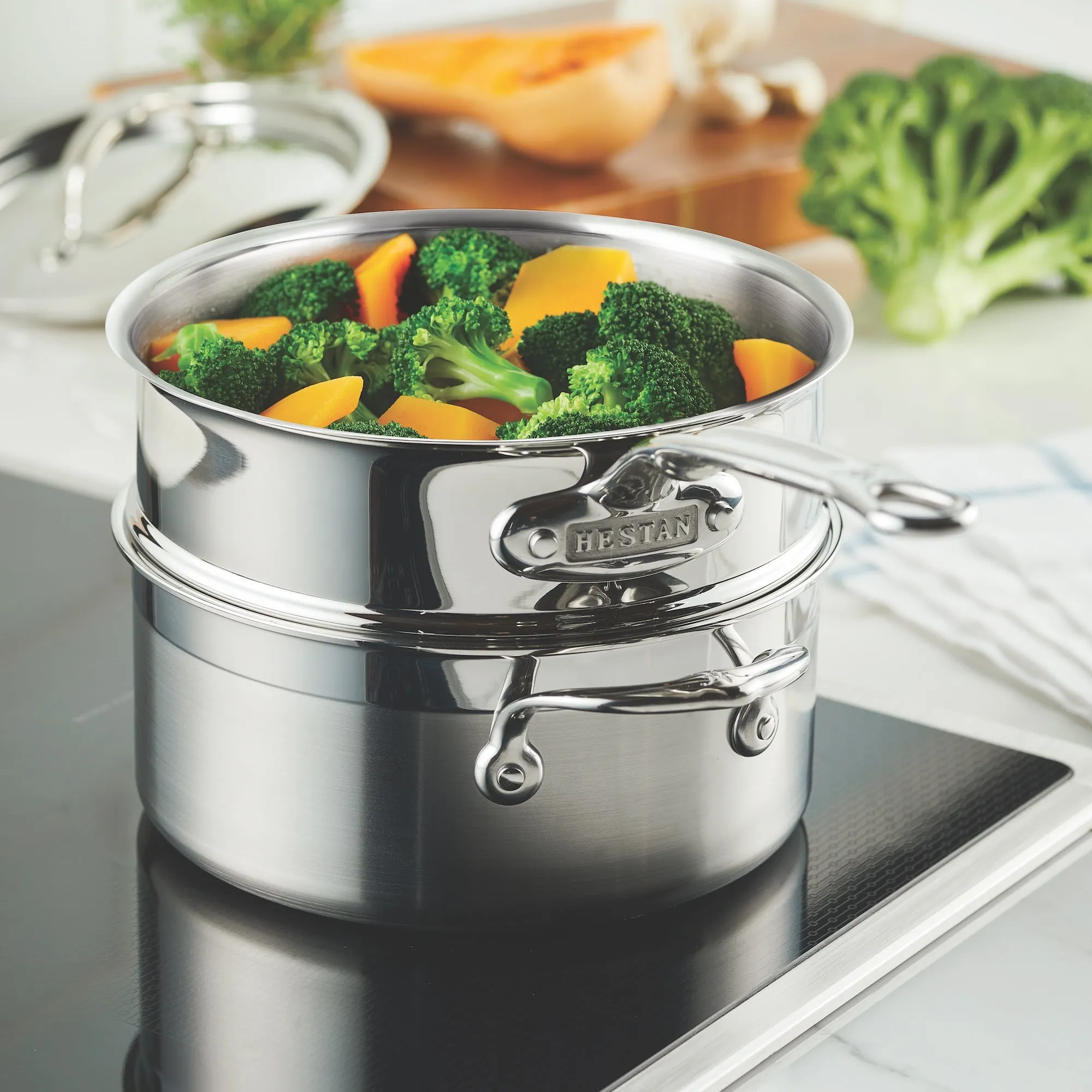 Stainless Steel Steamer Insert, 3-Quart