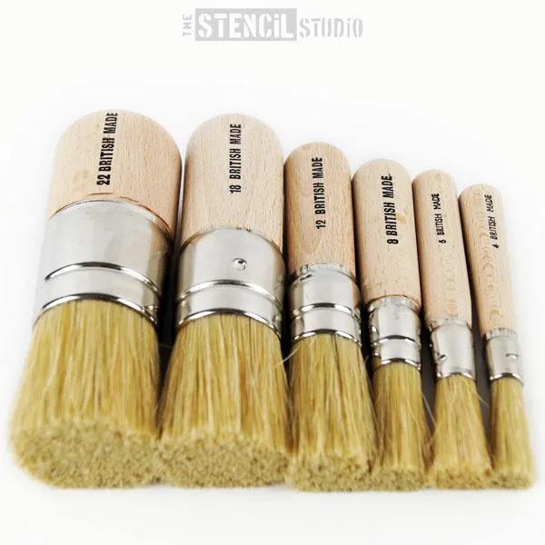 Stencil Brush Set of 6 - **Save 20%**