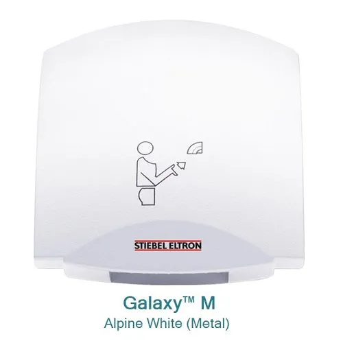 Stiebel Eltron Galaxy™ M  - Metal Cover in Alpine White Ultra-Quiet Touchless Automatic Hand Dryer