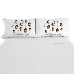 Sweet Dreams Hubby and Wifey Photo Pillowcases