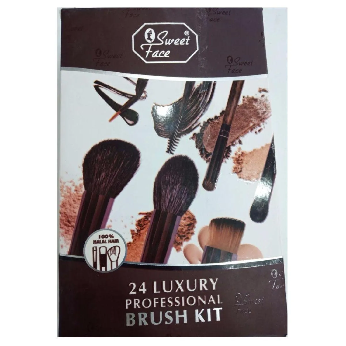 SWEET FACE 24 LUXURY  BRUSH KIT