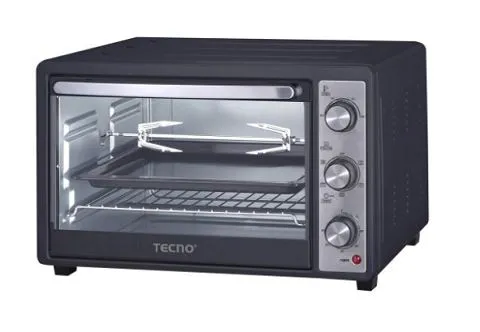 Tecno Uno TEO 2800 Oven Black 5 Functions, 28L