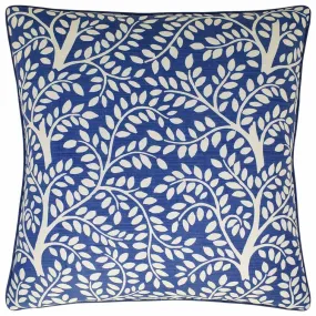 Temple Garden Blue Decorative Pillow Ryan Studio