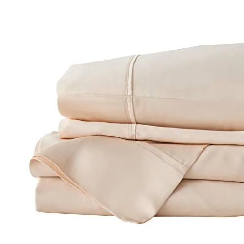 Tempur-Pedic Cool Luxury Sheet Set, Queen, Sand Dollar