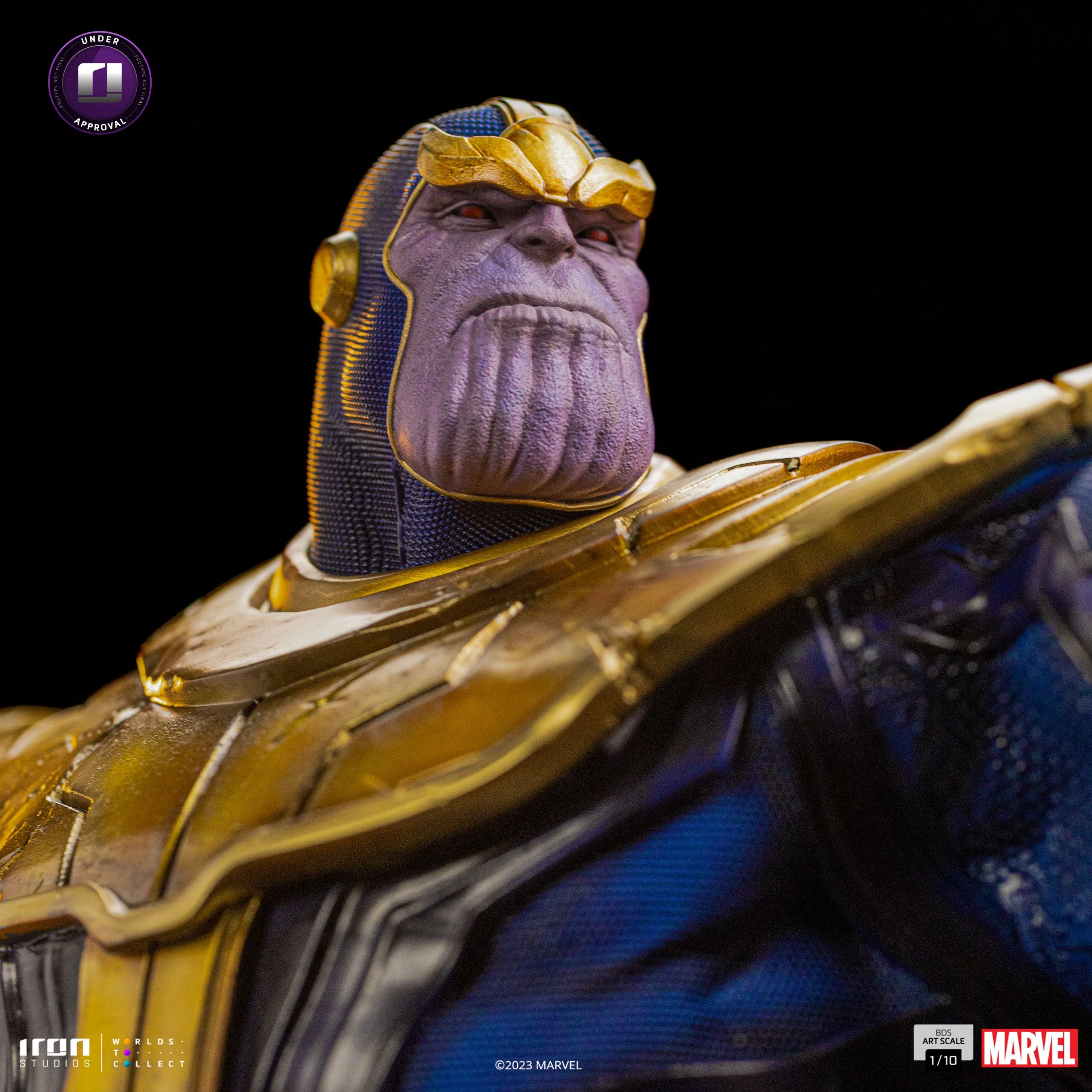 Thanos Infinity gauntlet Diaroma BDS Statue by Iron Studios