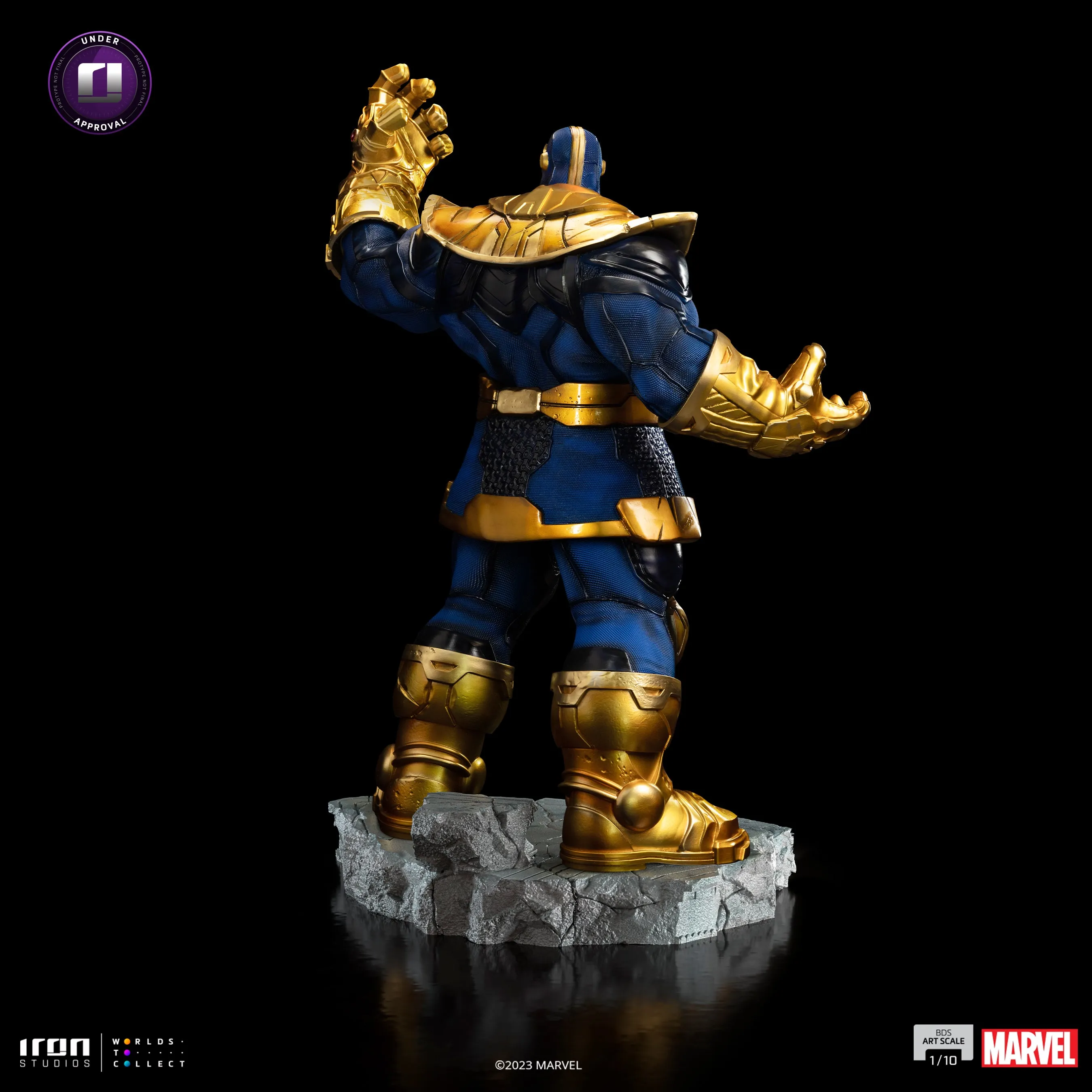 Thanos Infinity gauntlet Diaroma BDS Statue by Iron Studios