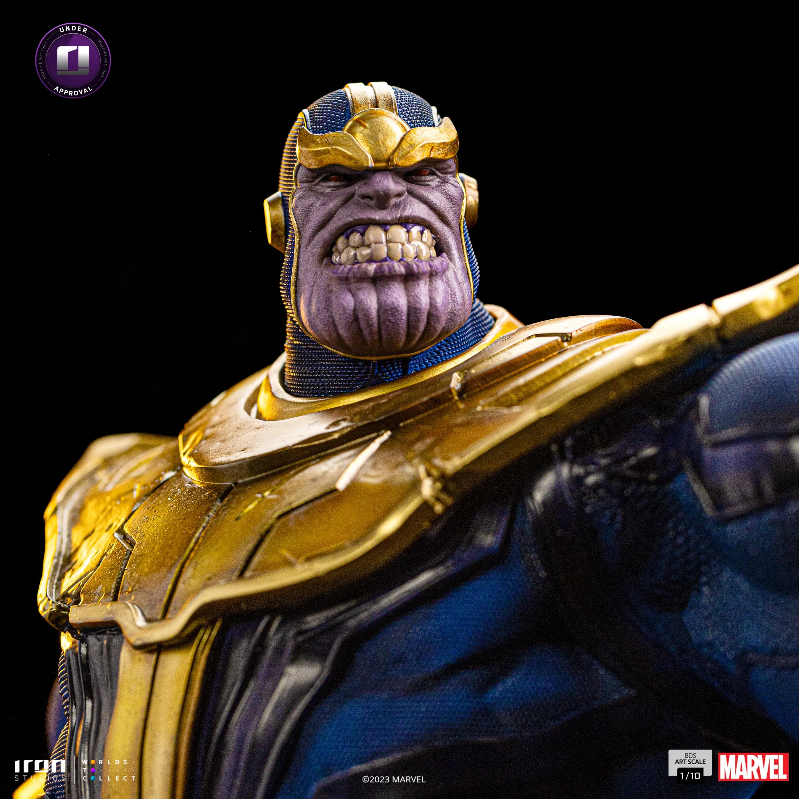 Thanos Infinity gauntlet Diaroma BDS Statue by Iron Studios