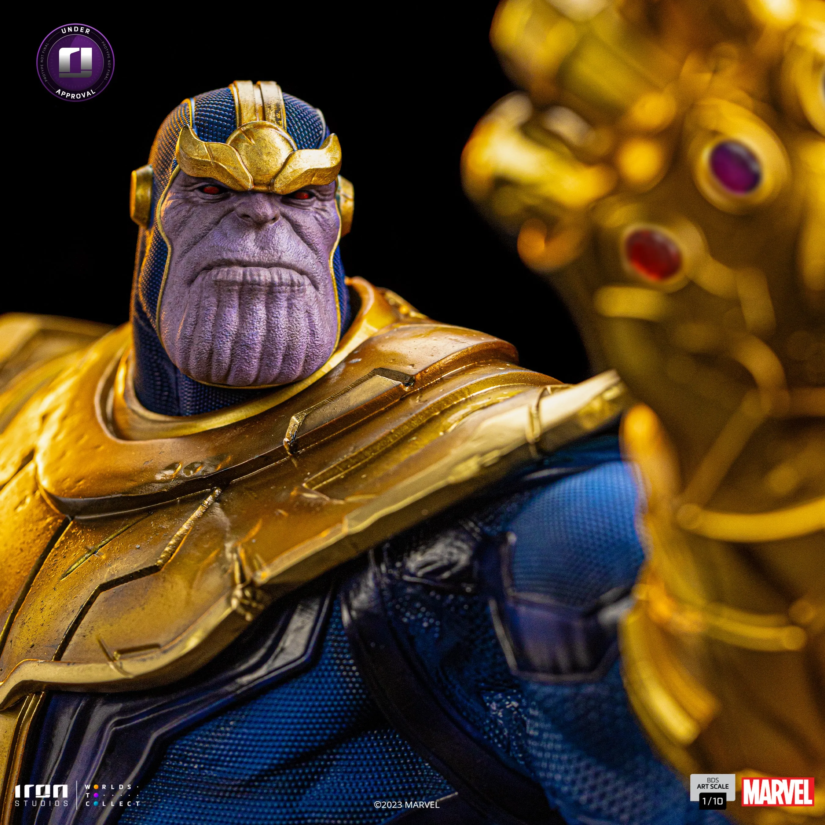 Thanos Infinity gauntlet Diaroma BDS Statue by Iron Studios