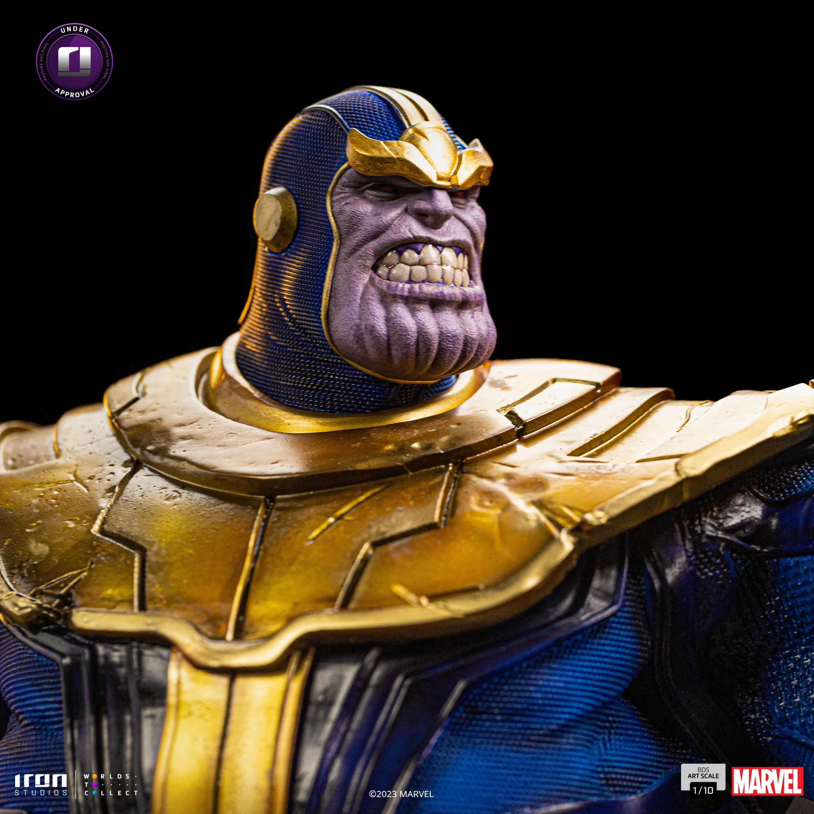 Thanos Infinity gauntlet Diaroma BDS Statue by Iron Studios