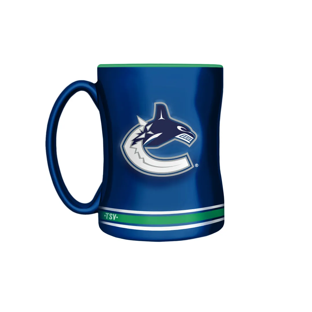 The Sports Vault NHL Vancouver Canucks 14oz Sculpted Mug