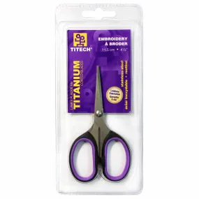 TITECH Embroidery Scissors - 4 1/2″ (11.4cm)