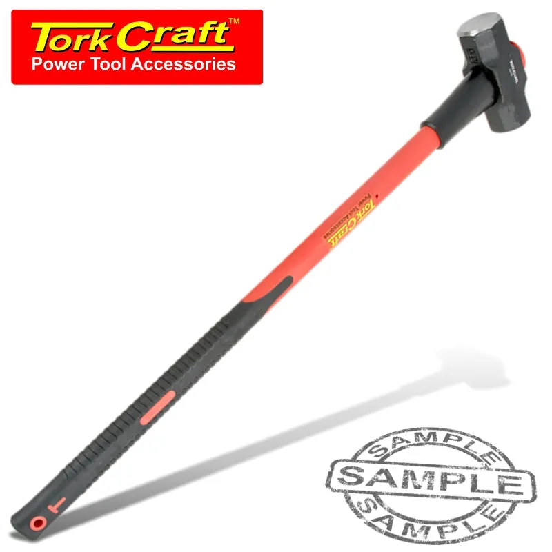 Tork Craft Hammer Sledge 3.6Kg (8Lb) Fibreglass Handle 900Mm