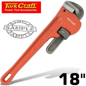 TORK CRAFT PIPE WRENCH HEAVY DUTY 450MM TC602450