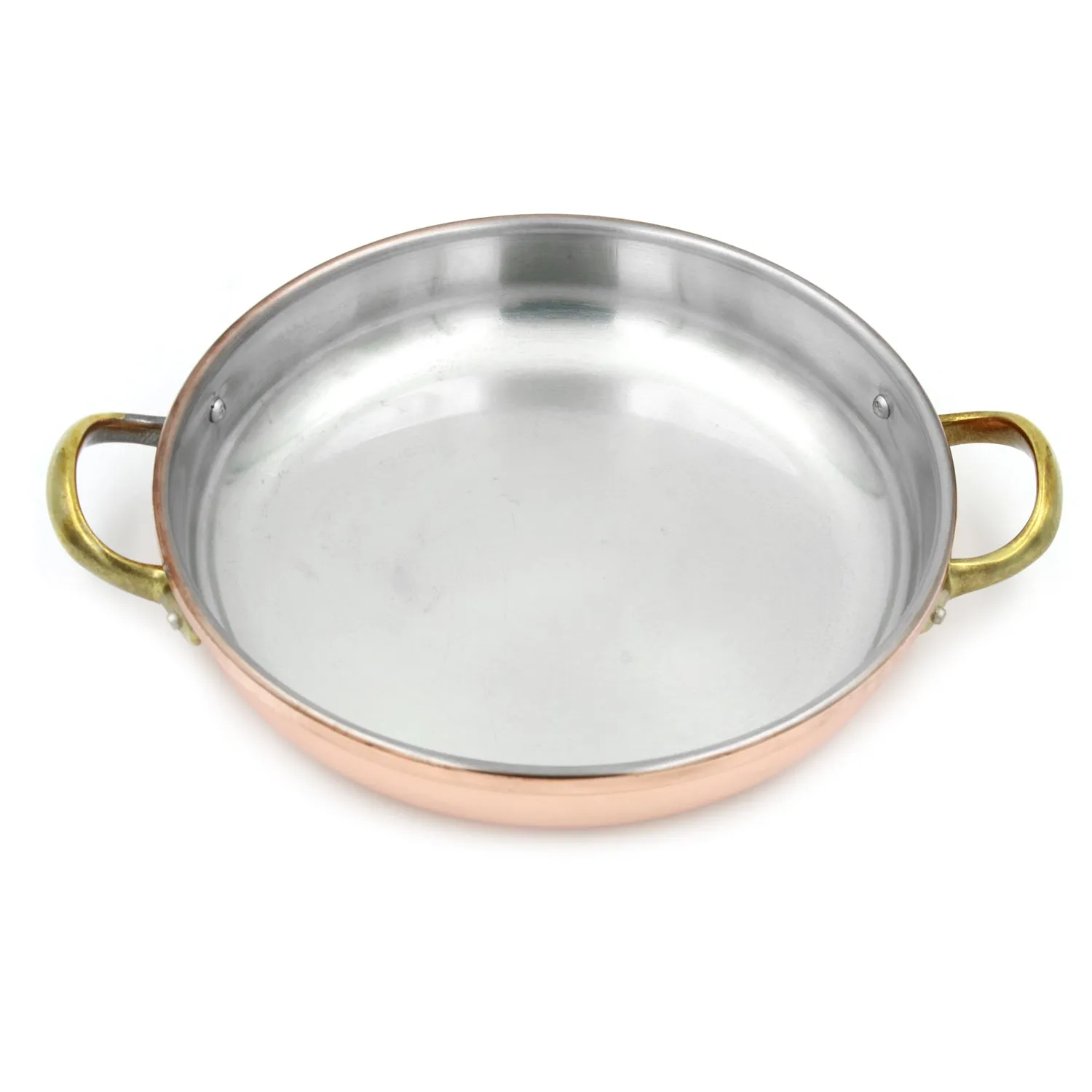 Traditional Copper Frying Pan Made In Portugal