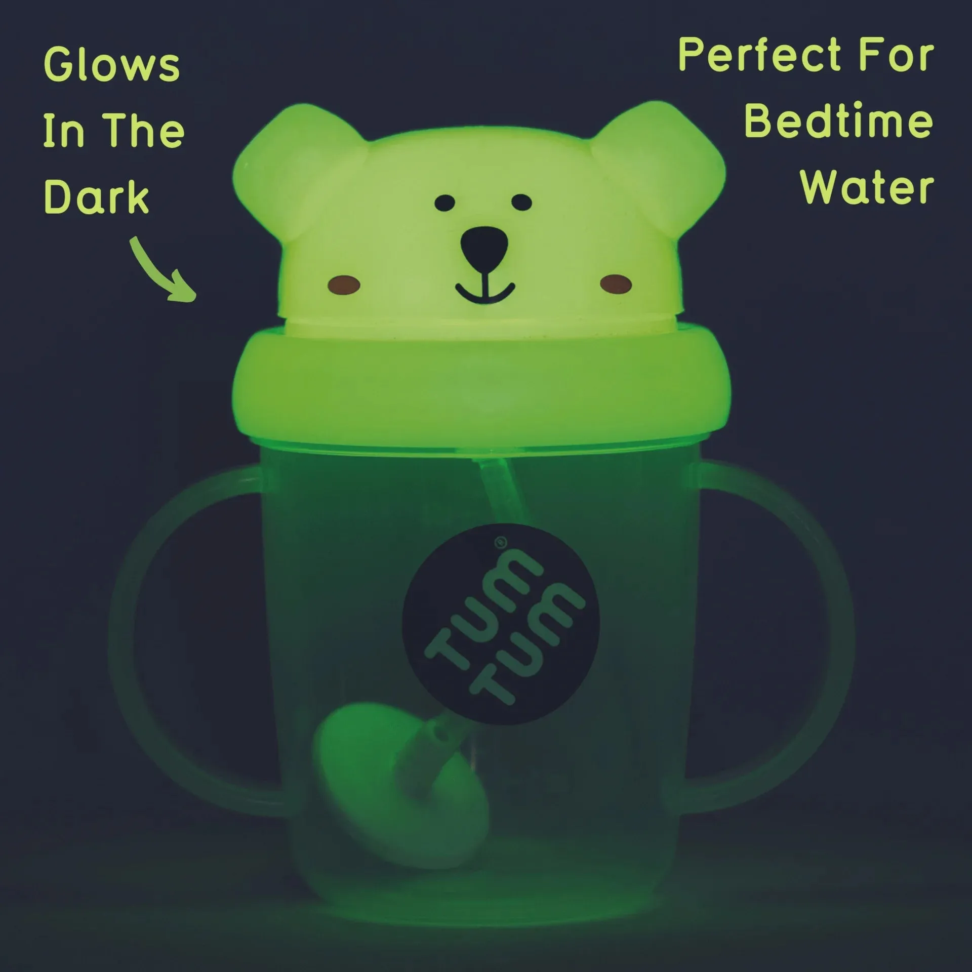 Tum Tum Tippy Up Cup Pete Polar Bear Glow in the Dark