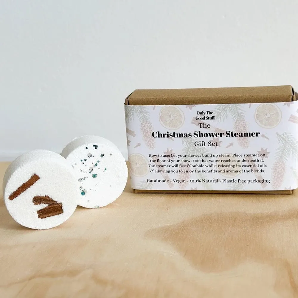 Two Piece Mini Shower Steamer Gift Set - Festive