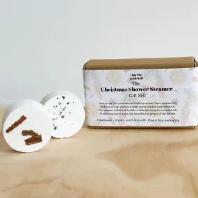 Two Piece Mini Shower Steamer Gift Set - Festive