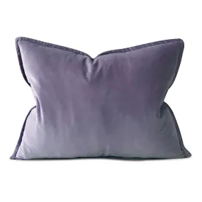 Velvet Standard Sham 20x27 in Lavender