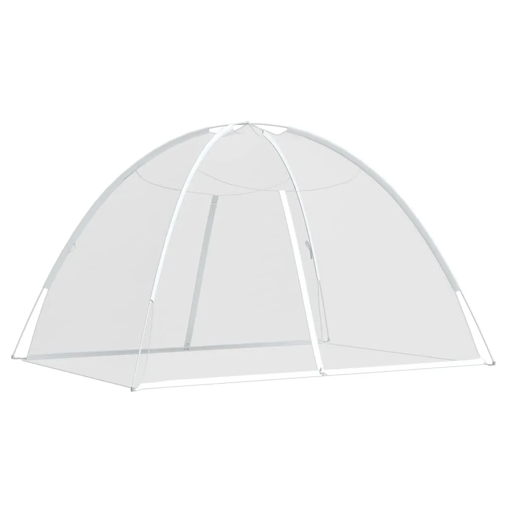 vidaXL Mosquito Net Mongolia with Doors 220 Mesh White 200x150x140 cm