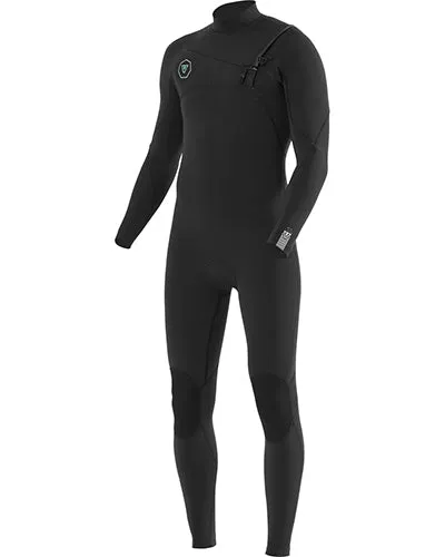 Vissla - Seven Seas 3/2 Chest-Zip Full Suit - Black